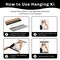 3 Pack Magnetic Poster Hanger Frame 12 inch Black,12x16 12x18 12x20 12x24 Wood Magnet Frames Hangers for Photos, Pictures, Prints, Maps, Canvas Artwork,Diamond Art Painting,Canvas Hanger